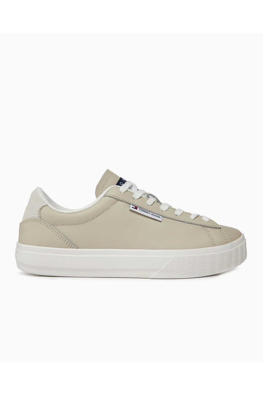 Tommy Hilfiger Cupsole Low Top Sneakers Bleached Stone