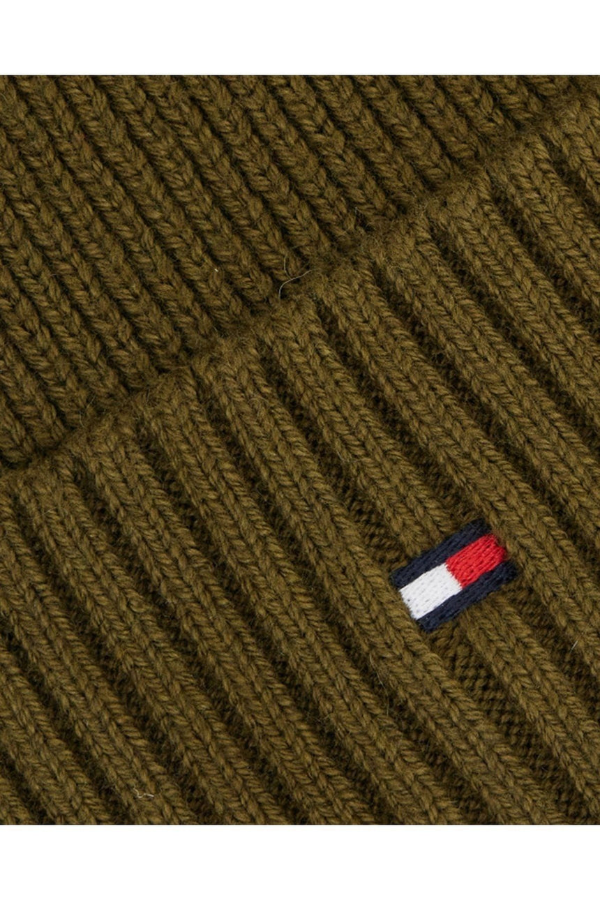 Tommy Hilfiger Pima Cotton Beanie Erkek Bere Brown