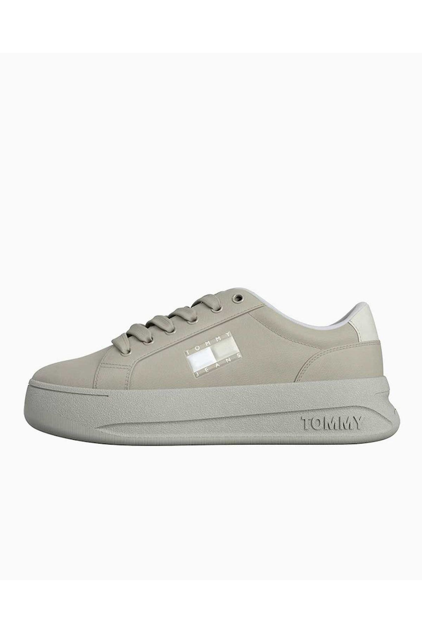 Tommy Hilfiger City Flatform Low Top Sneakers Bleached Stone
