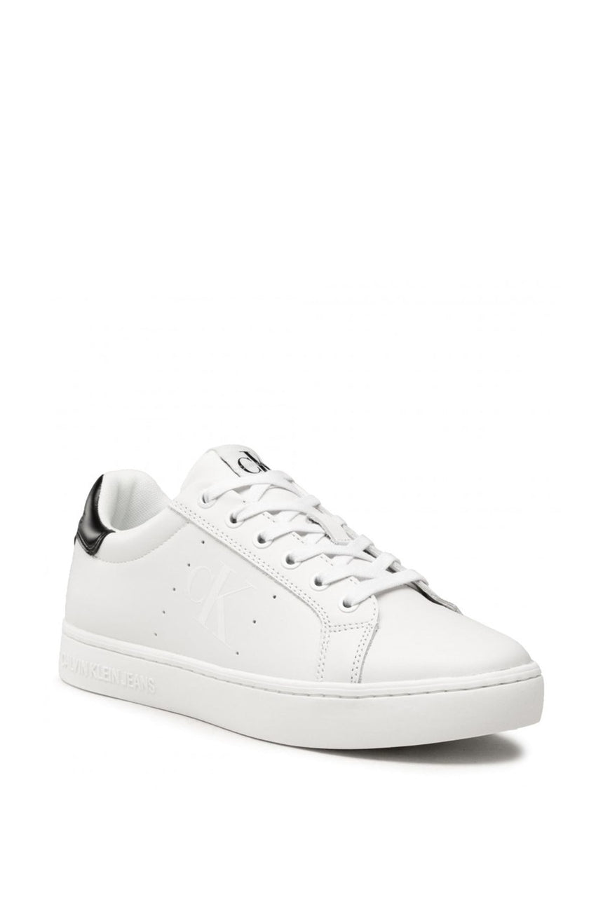 Calvin Klein Cupsole Laceup Erkek Sneaker Black / White - WHITE