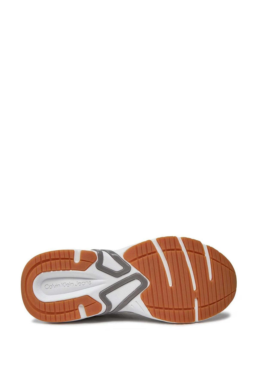 Calvin Klein Retro Tennis Runner Sneakers Black/Eggshell/Bright White