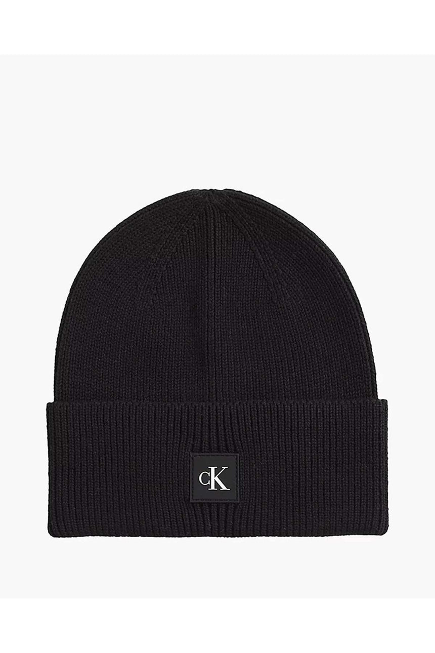 Calvin Klein Rubber Patch Erkek Bere Black