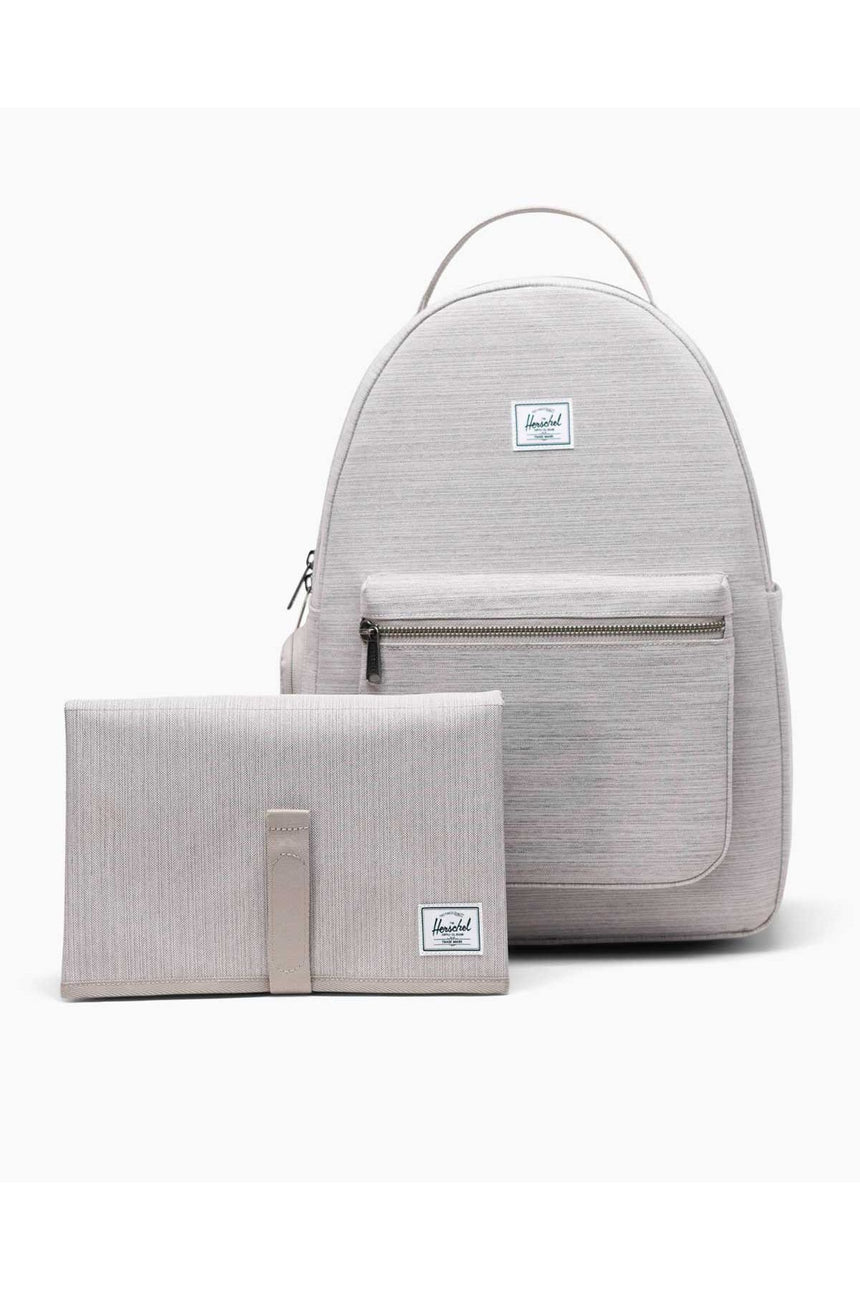 Herschel Nova Backpack Diaper Bag 26L Sırt Çantası Light Grey Crosshatch
