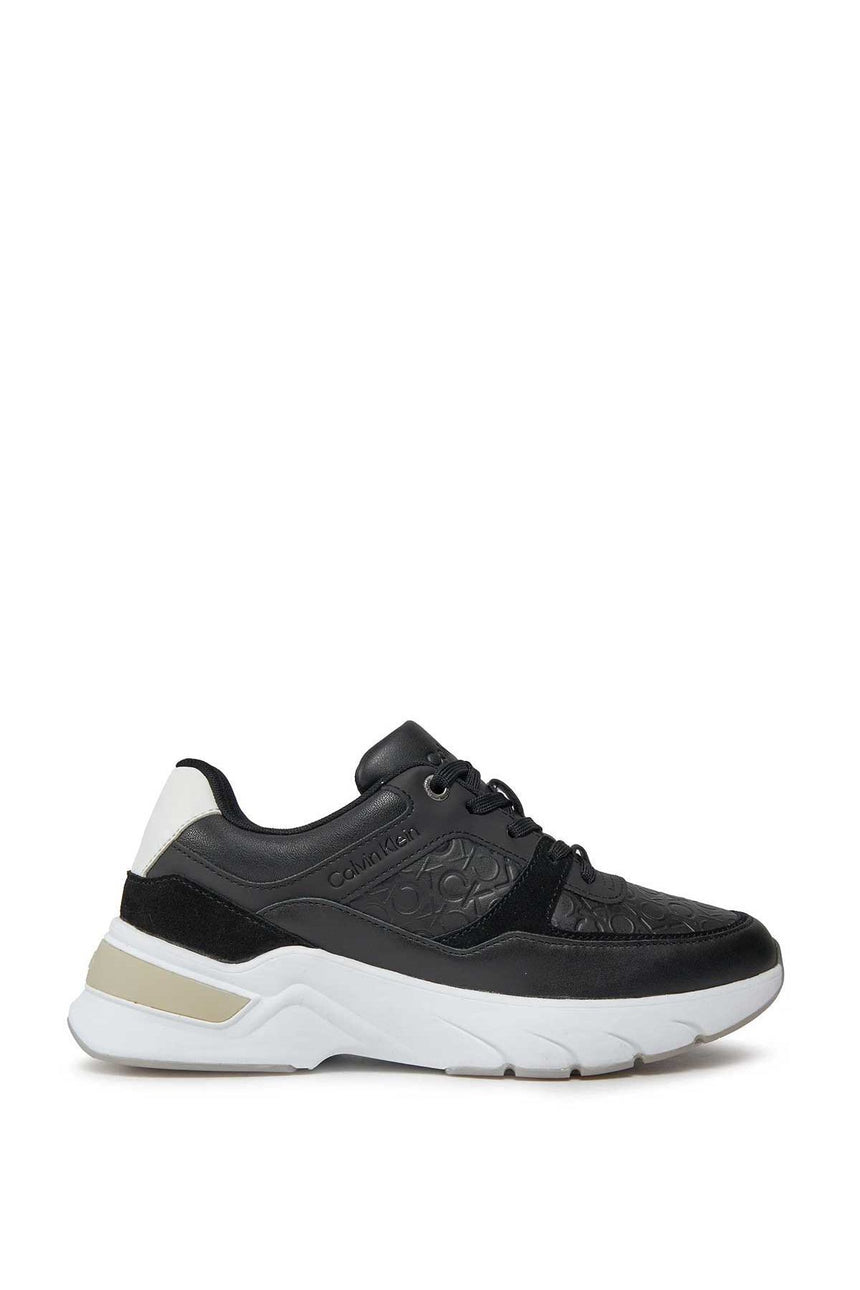 Calvin Klein Elevated Runner Mono Mix Sneakers Black