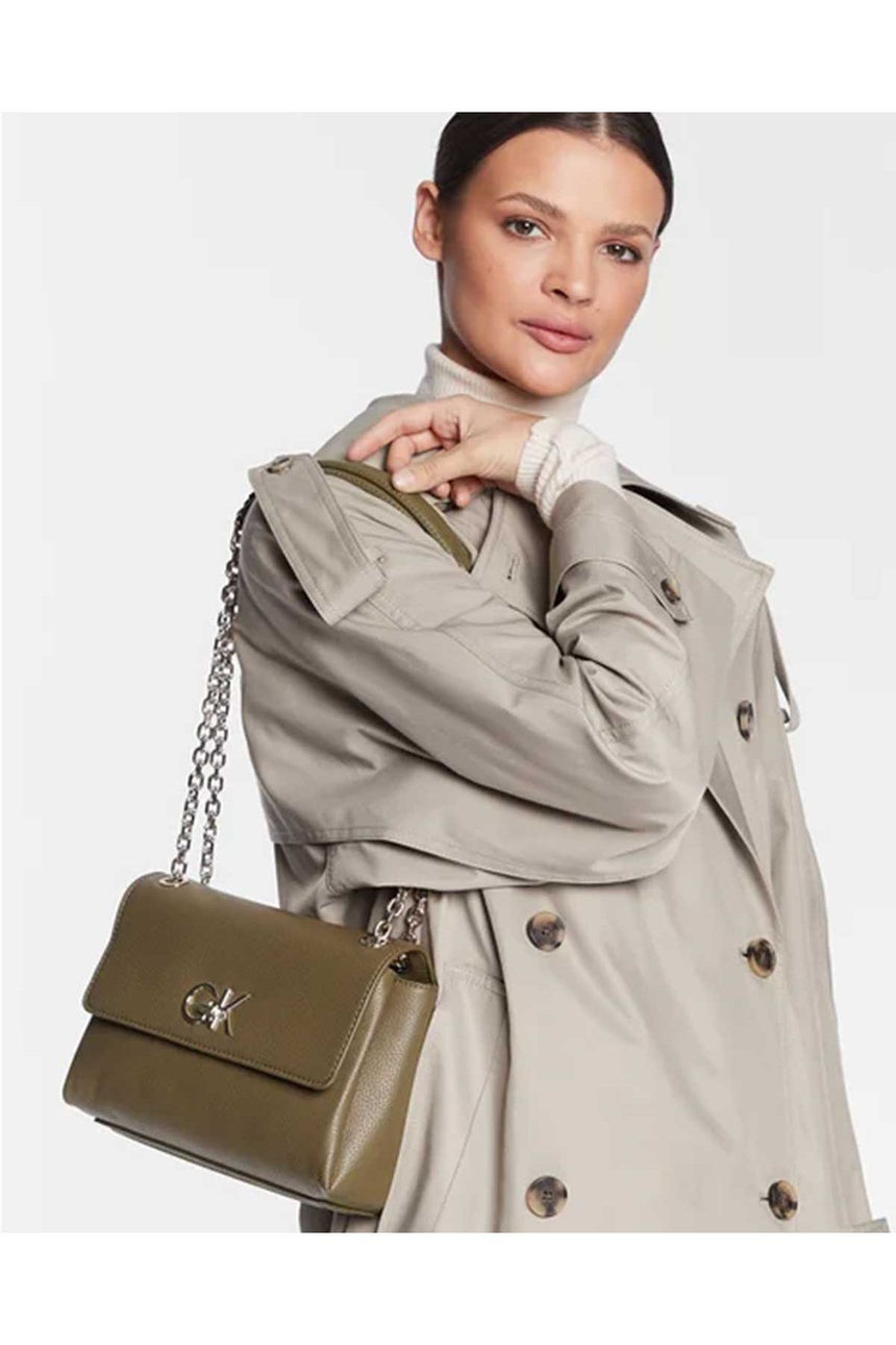 Calvin Klein Re-Lock Ew Çapraz Askılı Kadın Çantası Green