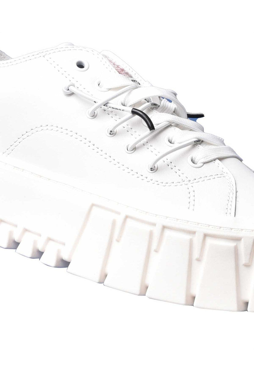 Tommy Hilfiger Platform Low Top Sneakers Ecru