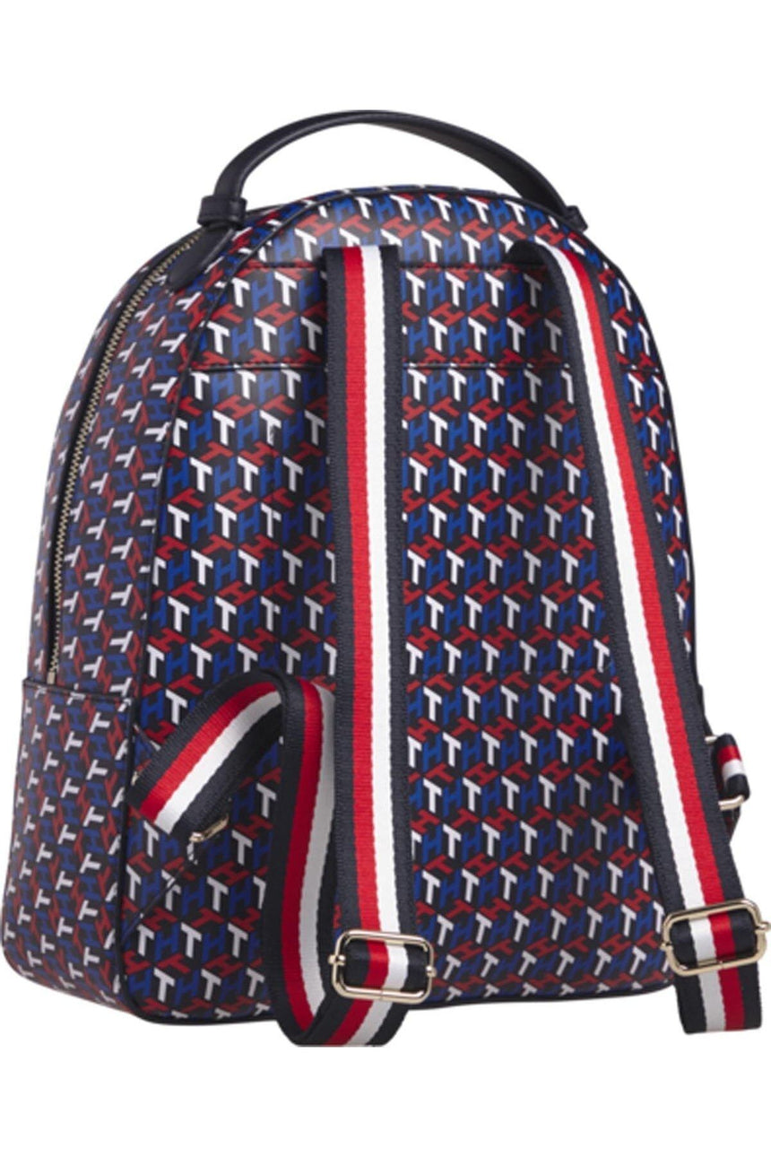 Tommy Hilfiger Iconic Tommy Backpack Mono Kadın Sırt Çantası Arizona Red