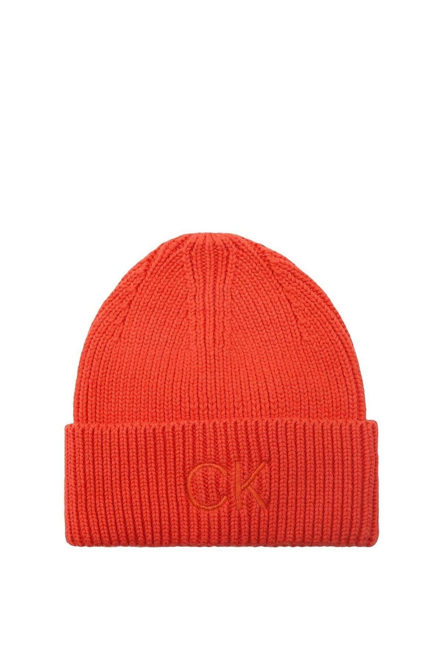 Calvin Klein Essentials Beanie Kadın Bere Orange