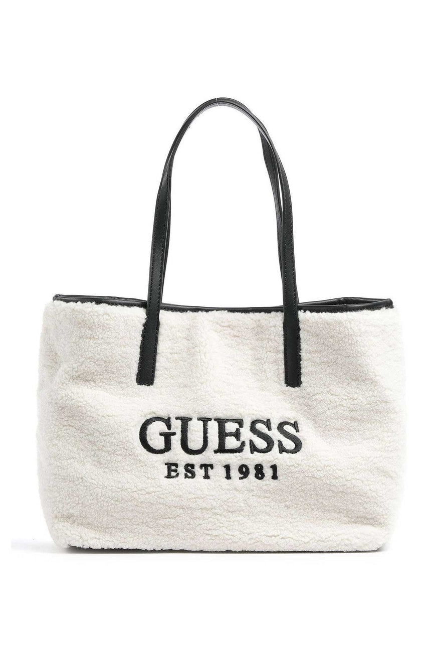 Guess Vikky Tote Kadın Omuz Çantası Natural Python