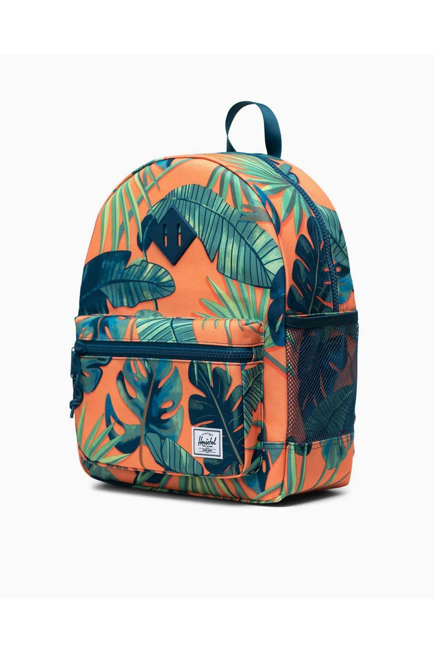 Herschel Heritage Youth Backpack Sırt Çantası Tangerine Palm Leaves