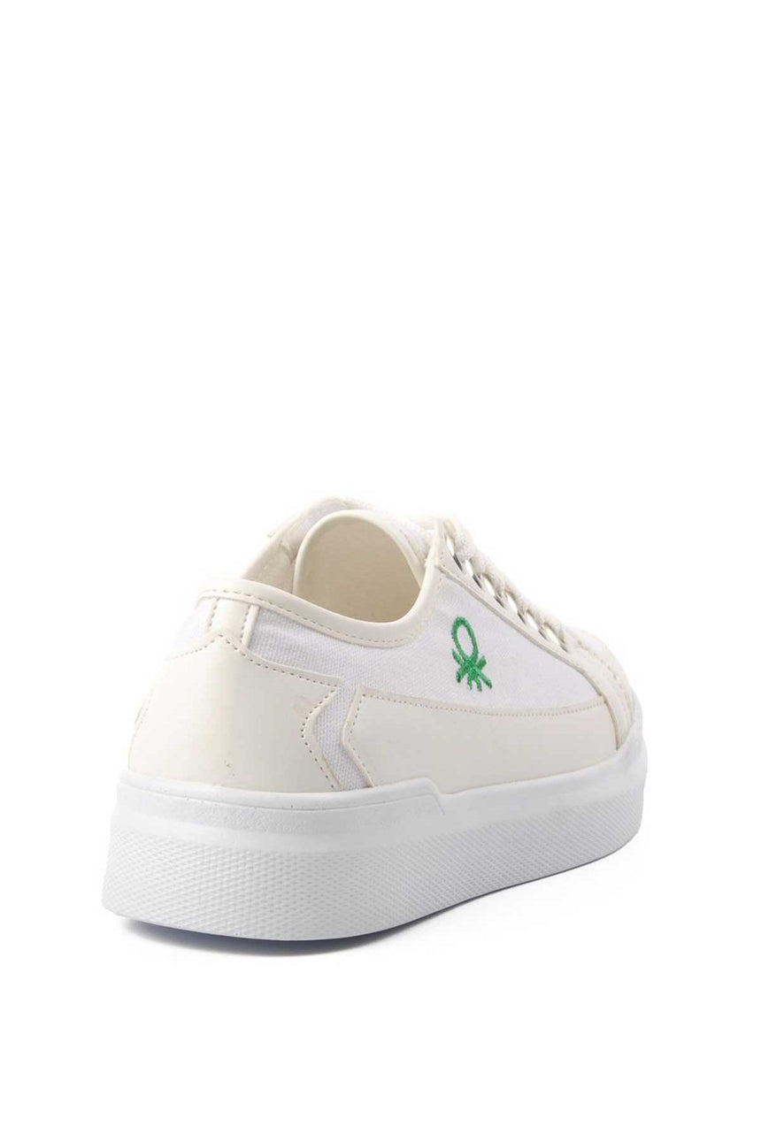 Benetton Kadın Sneakers Beyaz