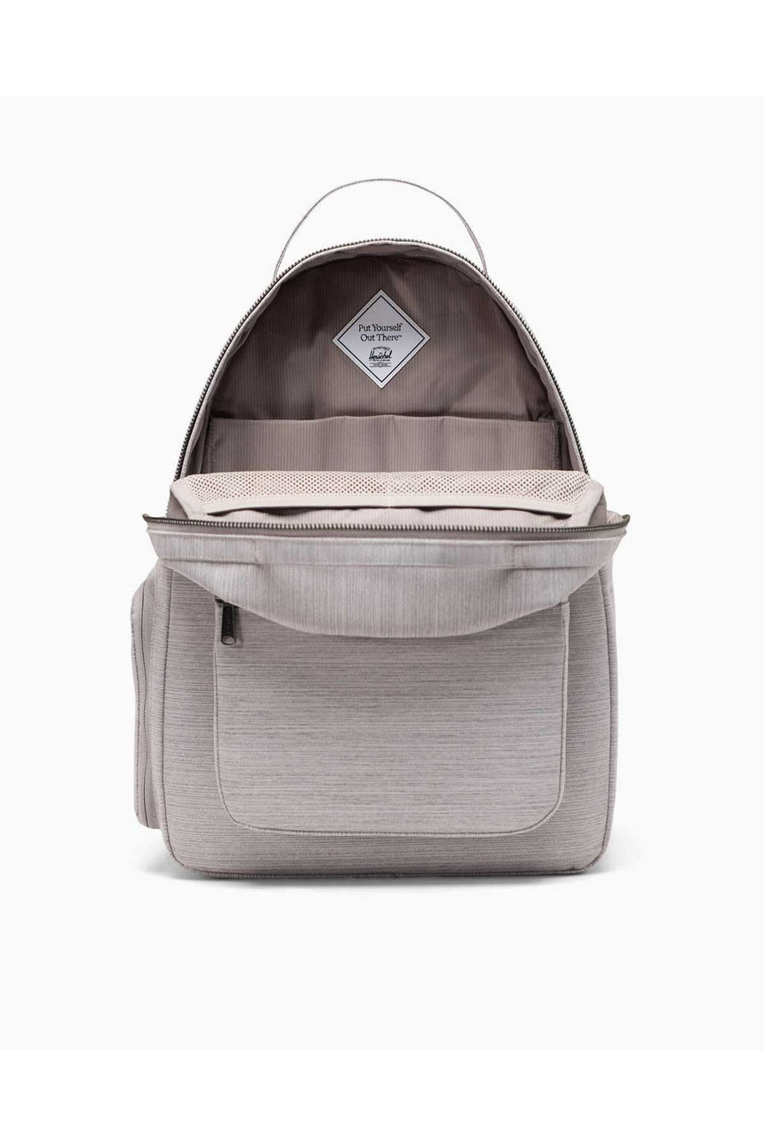 Herschel Nova Backpack Diaper Bag 26L Sırt Çantası Light Grey Crosshatch