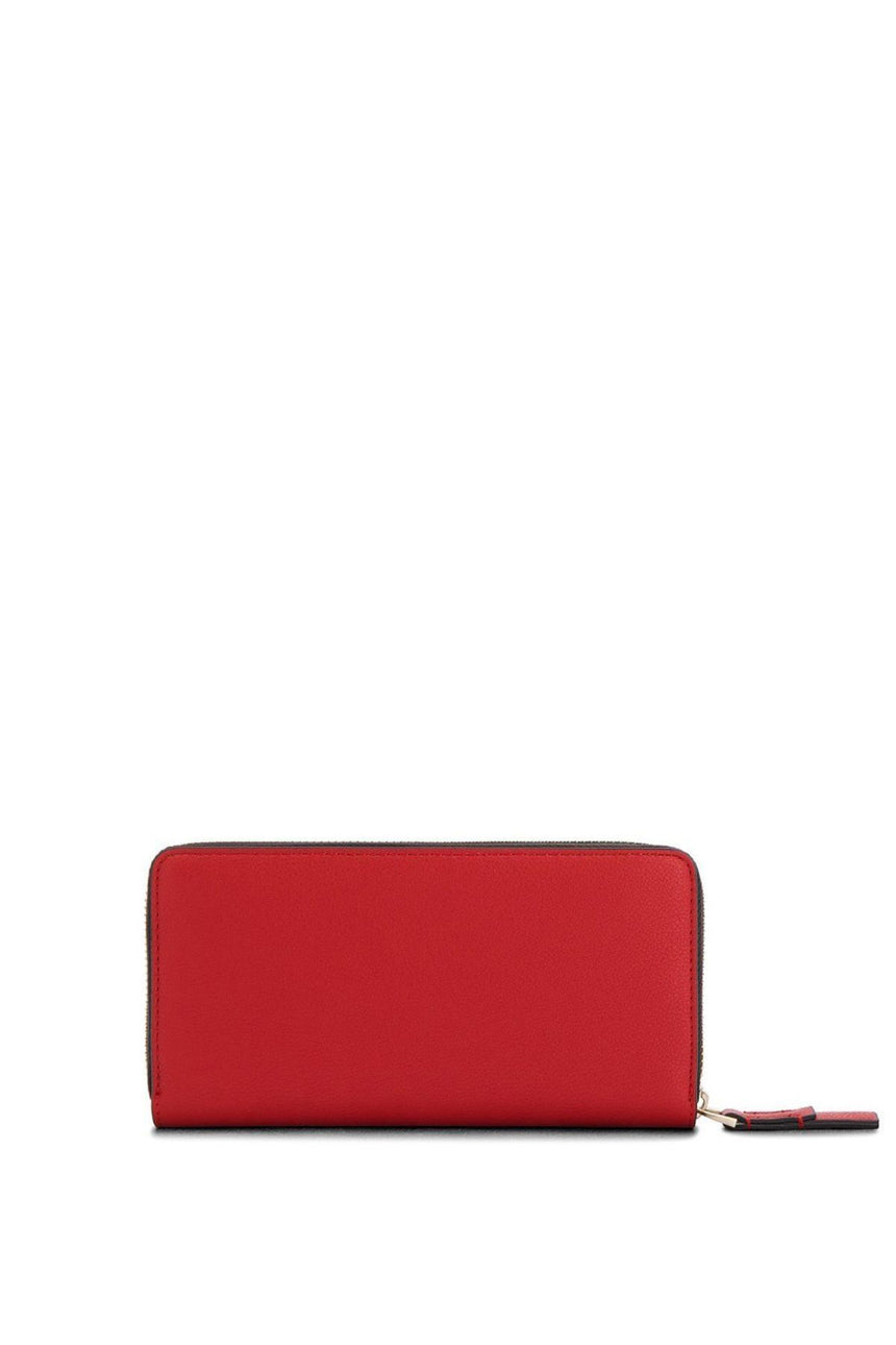 Calvin Klein Step Up Large Ziparound Kadın Cüzdanı Red Rock