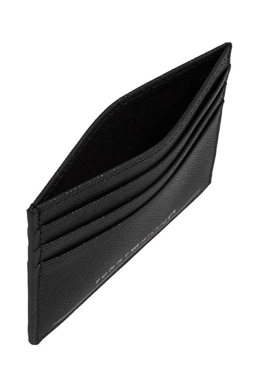 Tommy Hilfiger Saffiano Wallets Kartlık Black