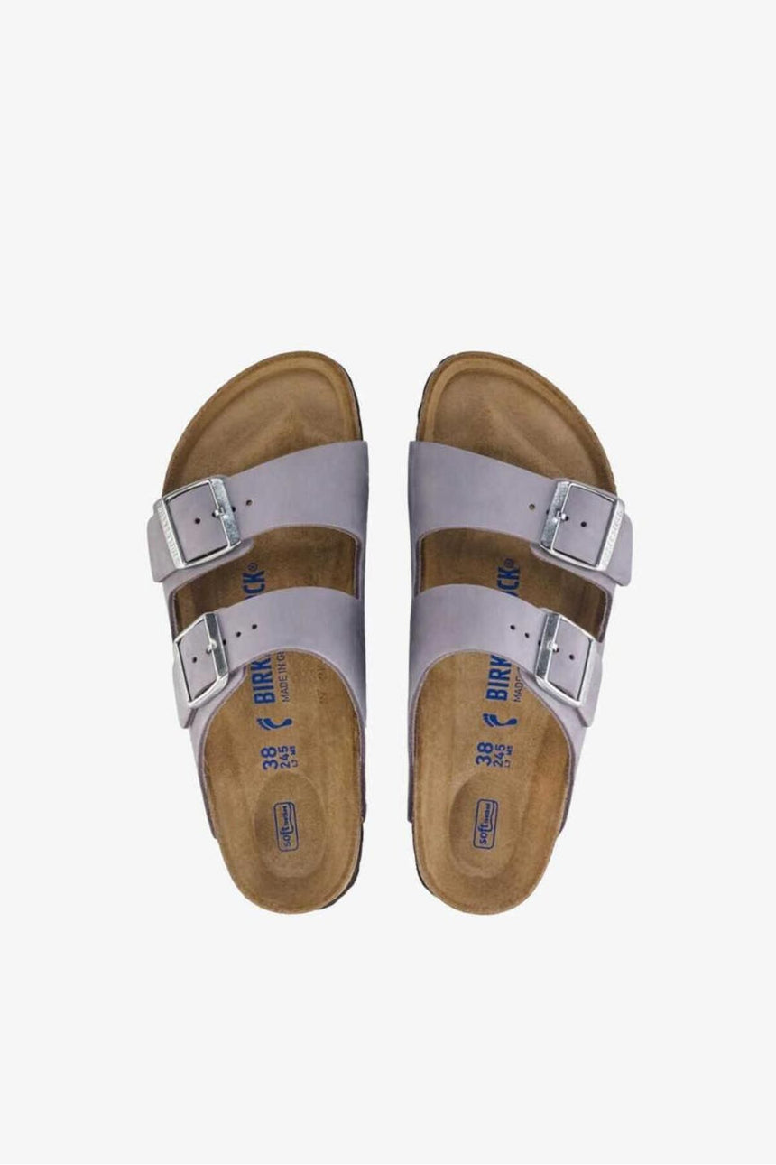 Birkenstock Arizona Sfv Nubuck Kadın Terlik Purple Fog