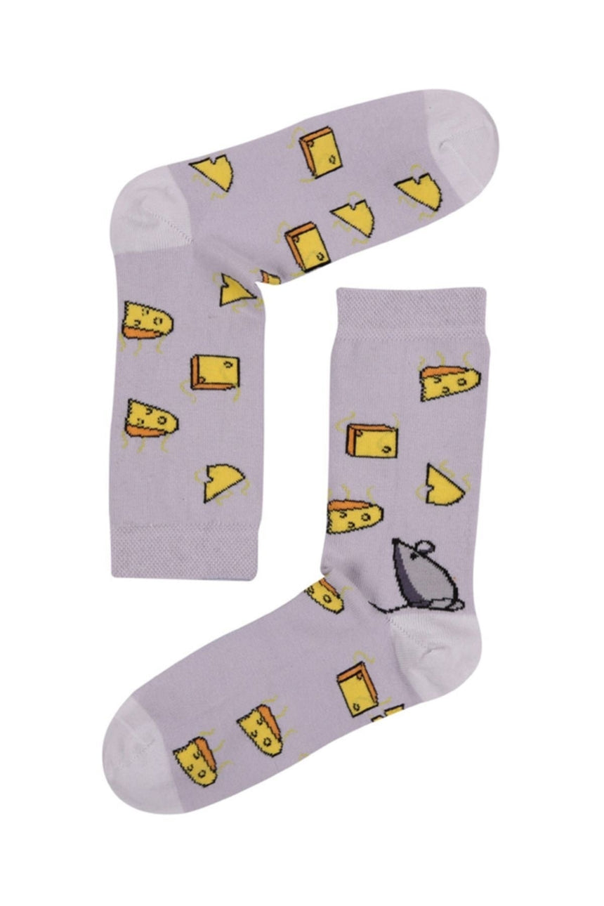 The Socks Company Cheesy Feet Çok Renkli Çorap Renkli