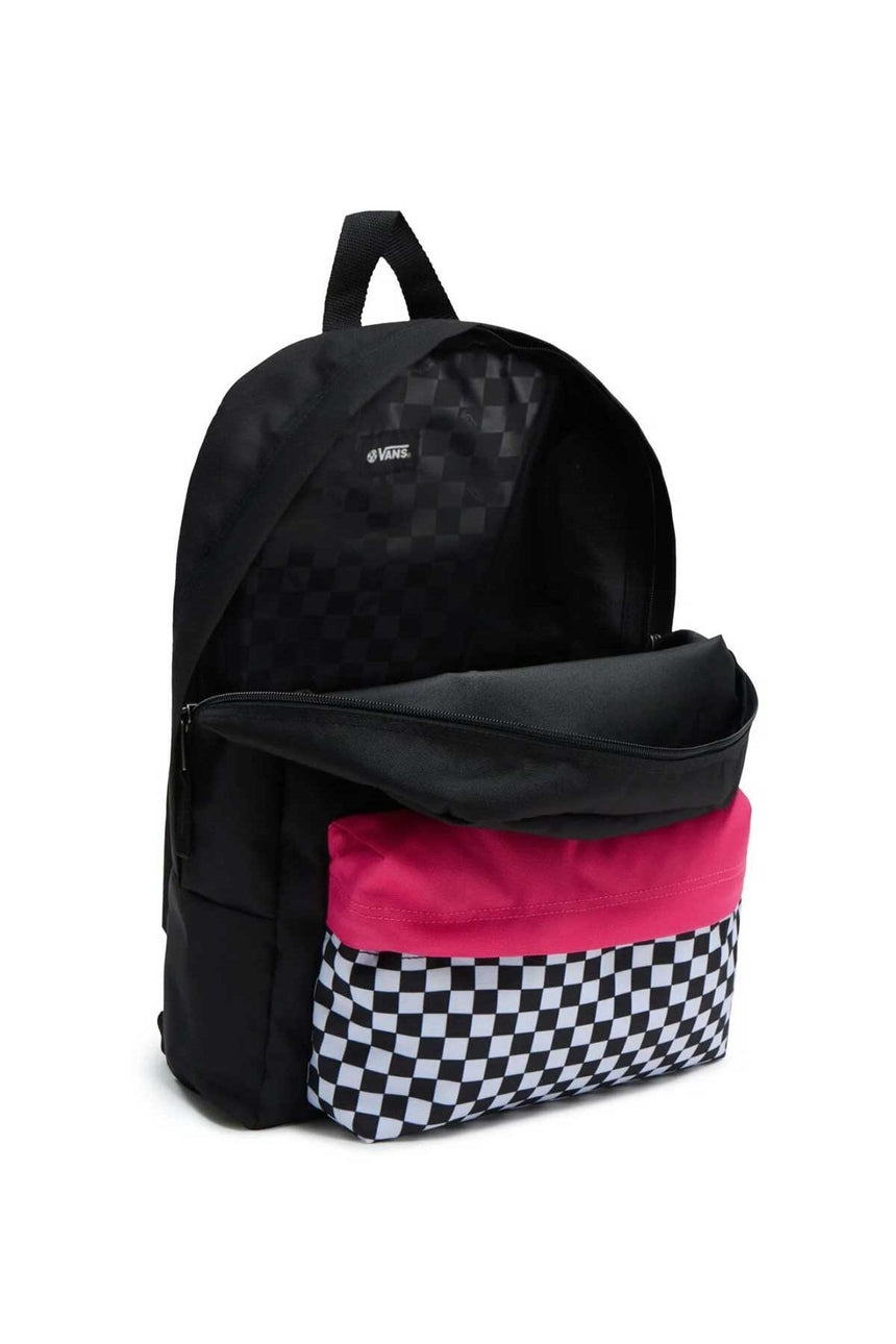 Vans Street Sport Realm Backpack Sırt Çantası Black/Magenta