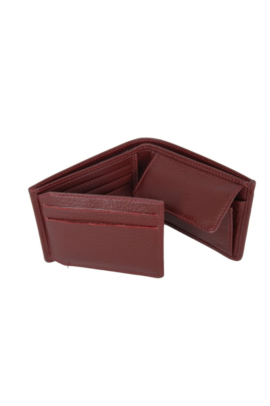 Axpe Dikiş Detaylı Deri Erkek Cüzdanı Taba