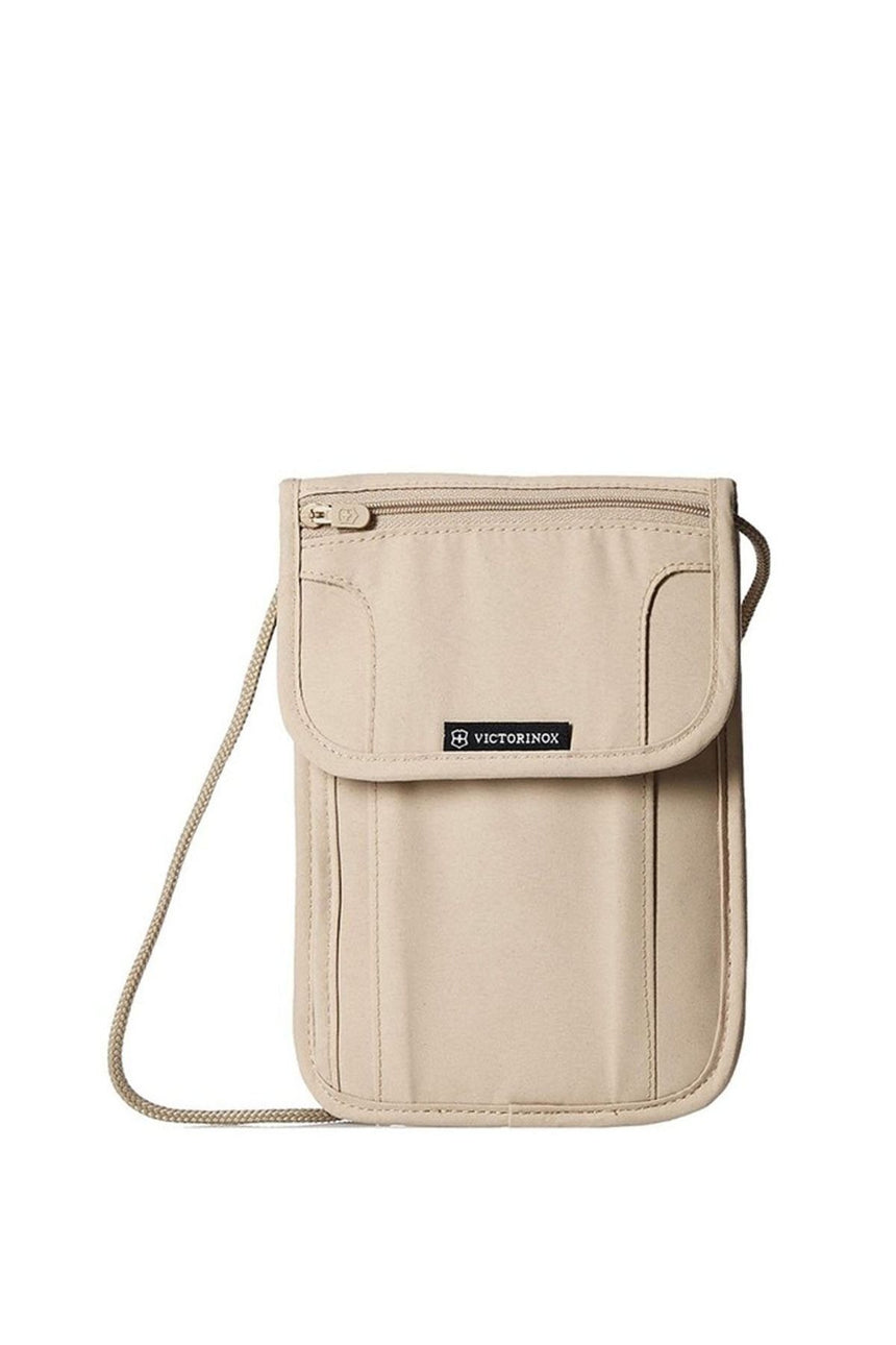 Victorinox Deluxe Security Boyuna Asmalı Çanta RFID Korumalı Bej