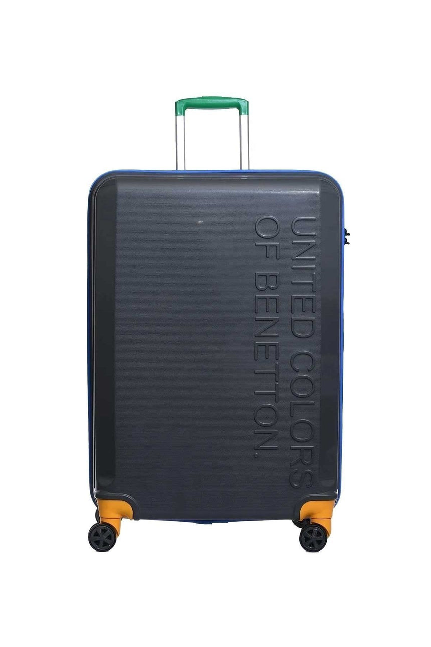 Benetton Büyük Boy 70 Cm Valiz Koyu Gri
