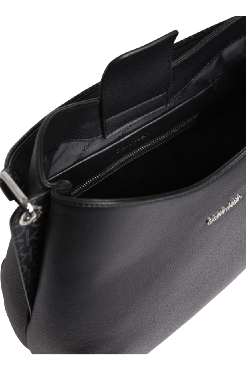 Calvin Klein Kadın Ck Accent Hobo Md El Çantası CK Black