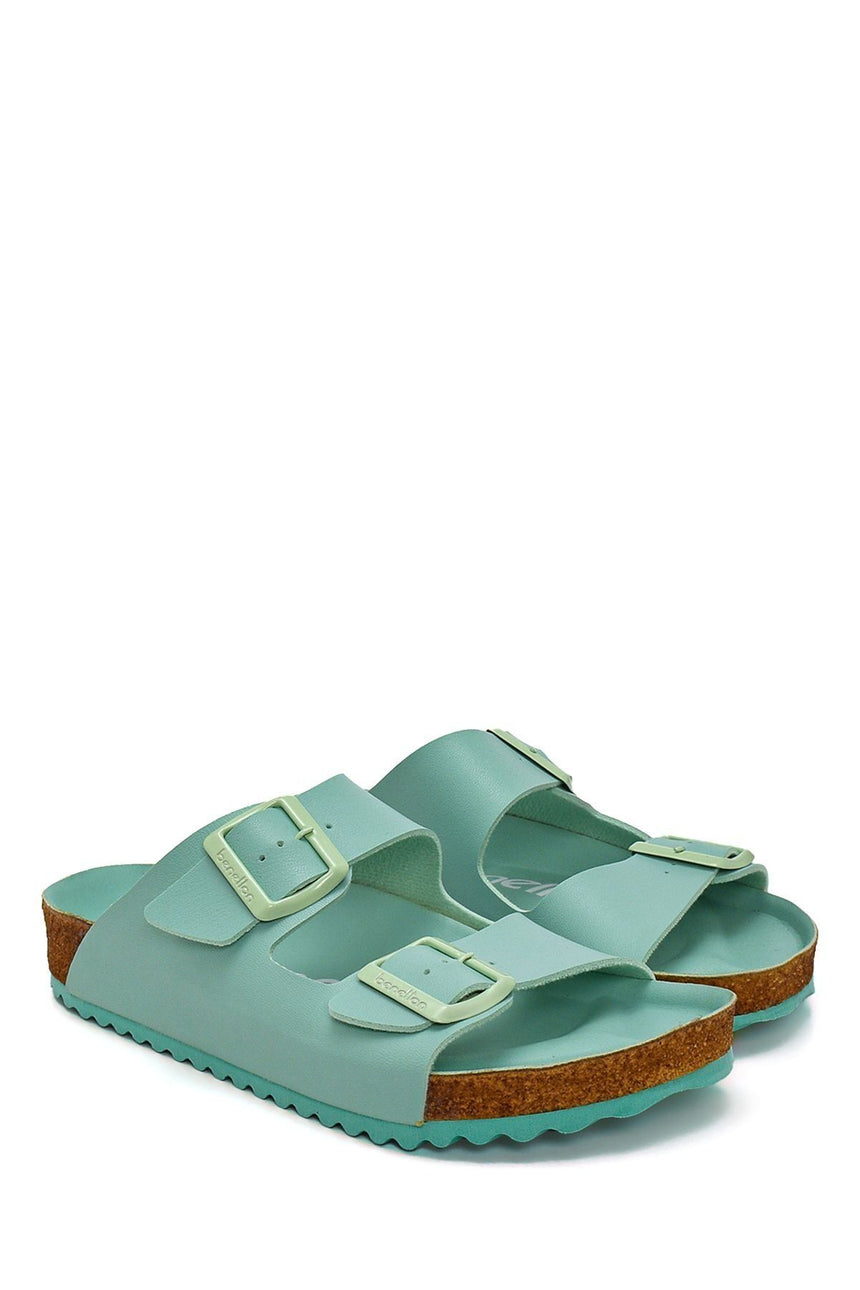 Benetton Kadın Sandalet Açık Yeşil