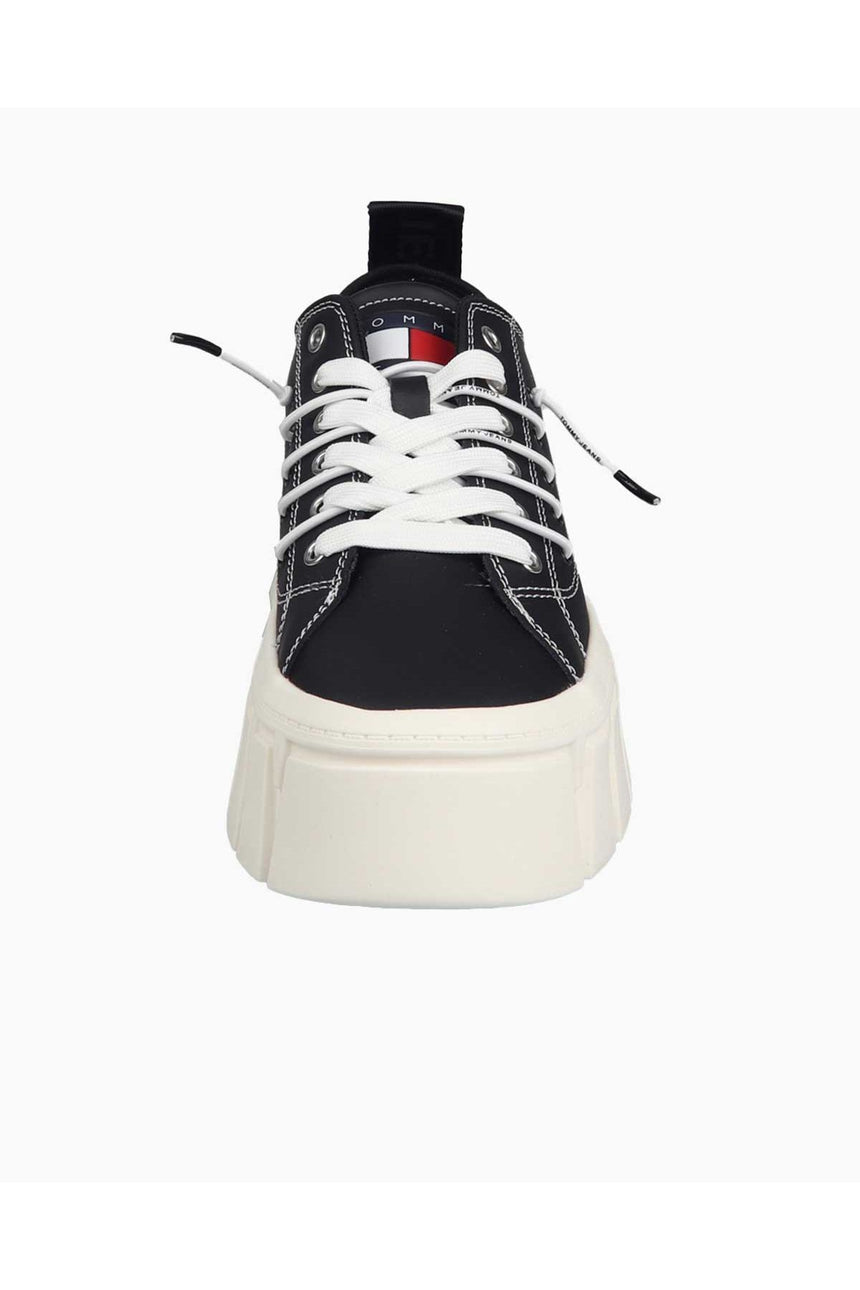 Tommy Hilfiger Platform Low Top Sneakers Black