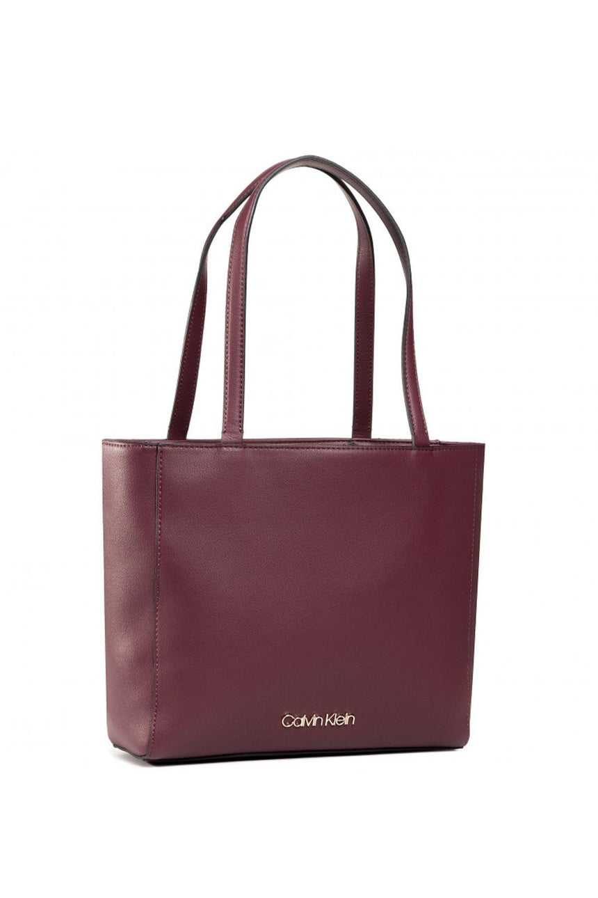 Calvin Klein Shopper Sm Kadın Omuz Çantası Fioletowy