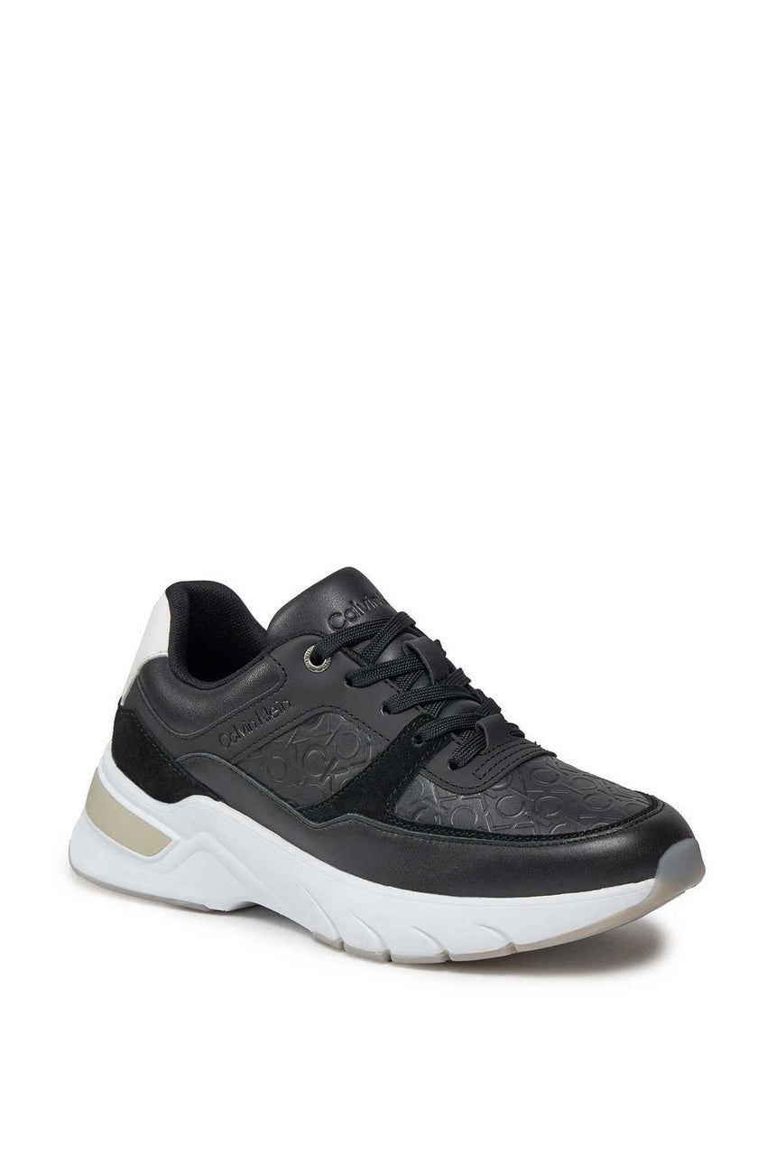 Calvin Klein Elevated Runner Mono Mix Sneakers Black