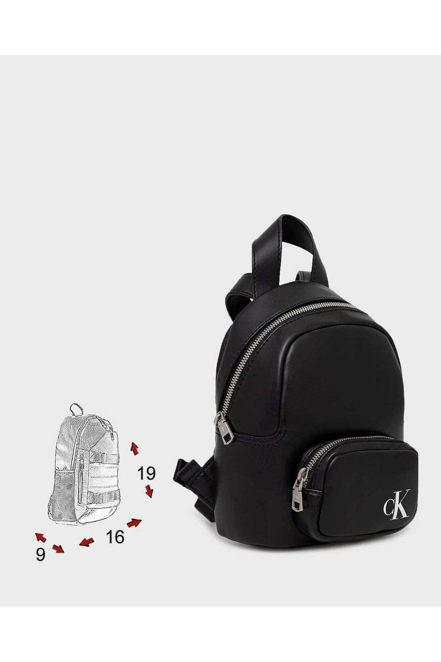 Calvin Klein Sleek Campus Kadın Sırt Çantası Black