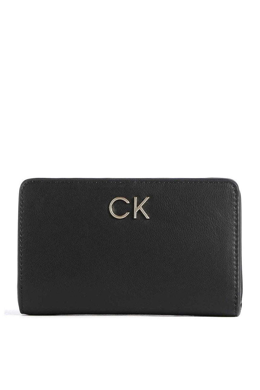 Calvin Klein Re-Lock Bifold French Wallet Cüzdan Black