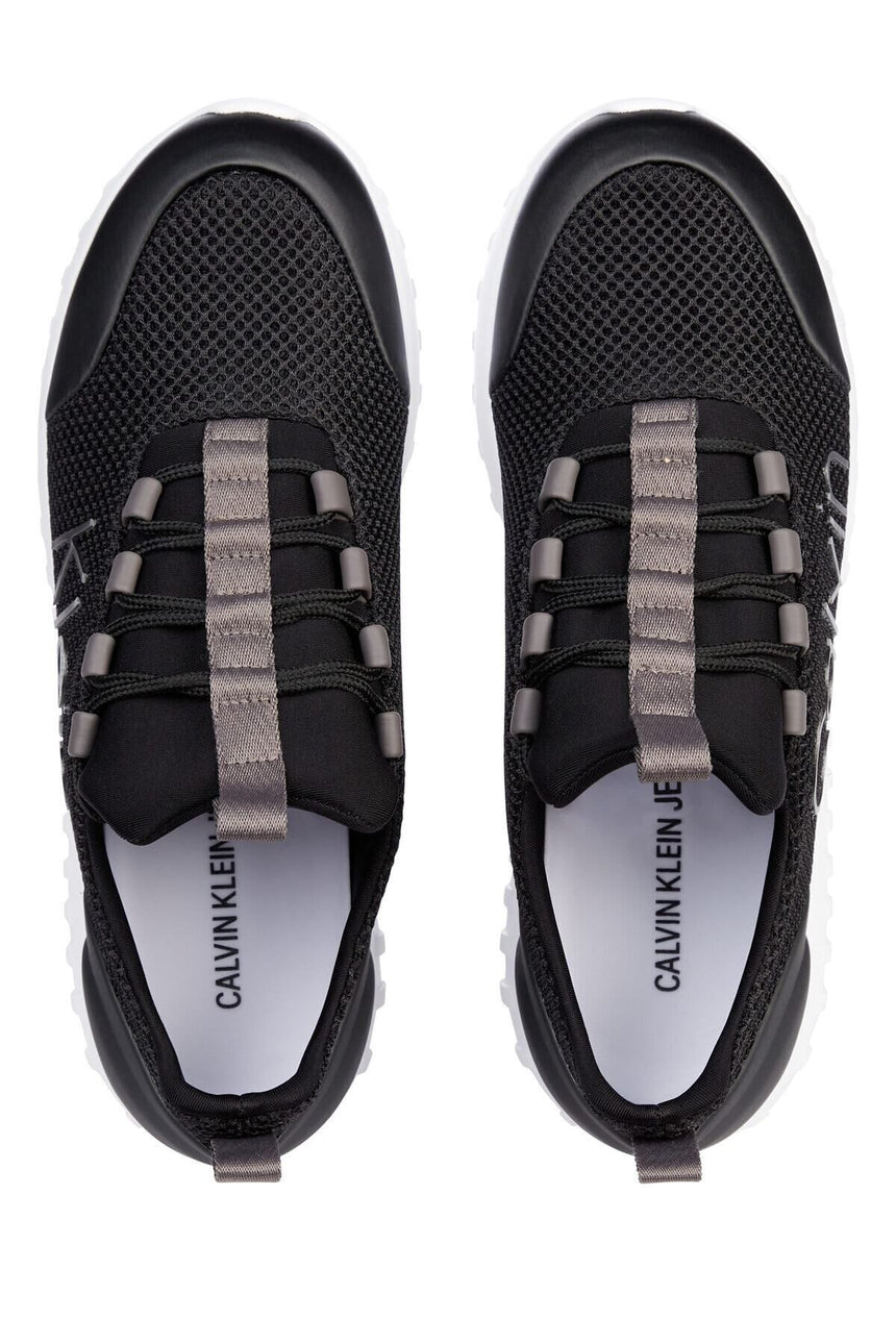 Calvin Klein Runner Sneaker Laceup Mesh Kadın Sneakers Black
