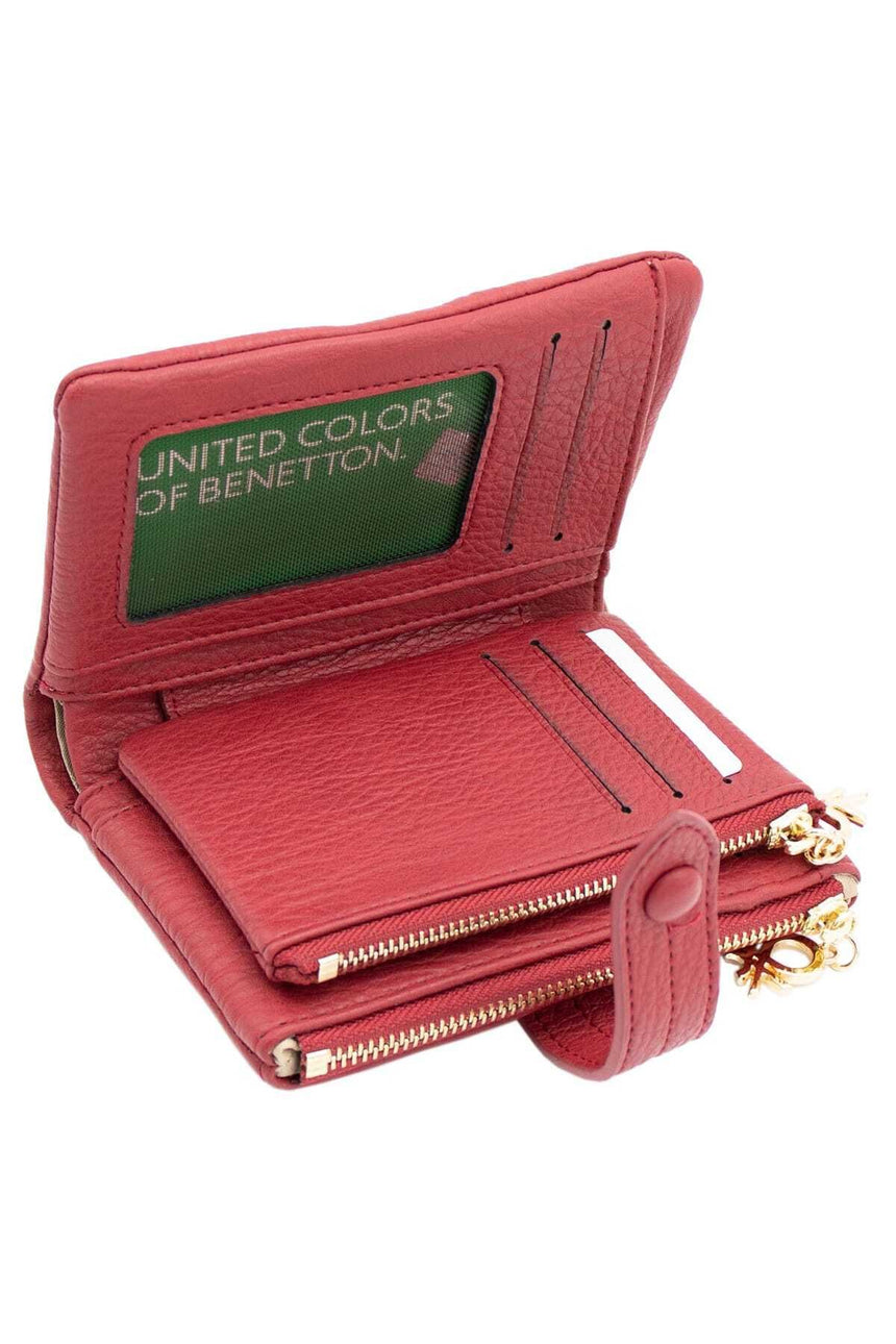 Benetton Vintage Small Kadın Cüzdanı Kırmızı