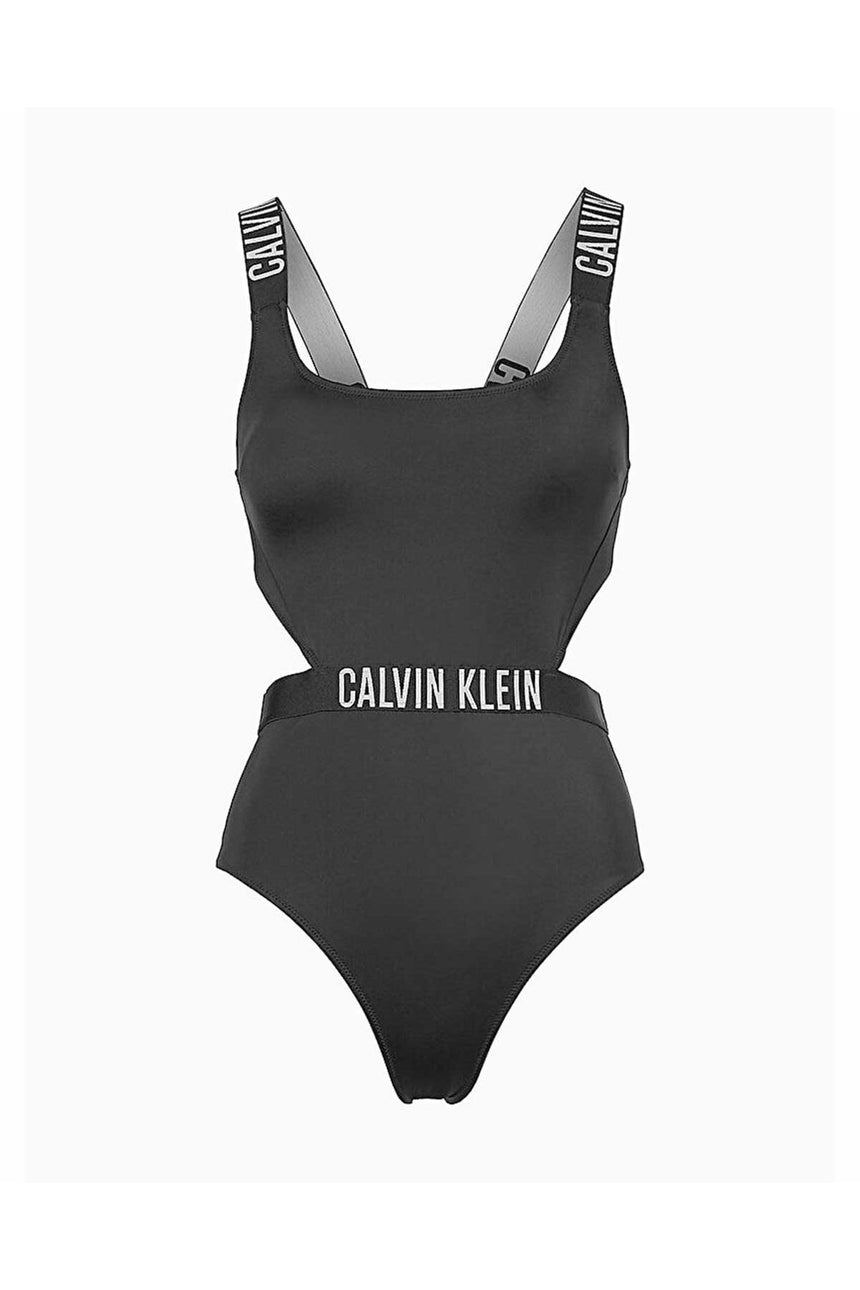 Calvin Klein Cut Out Kadın Mayo Pvh Black