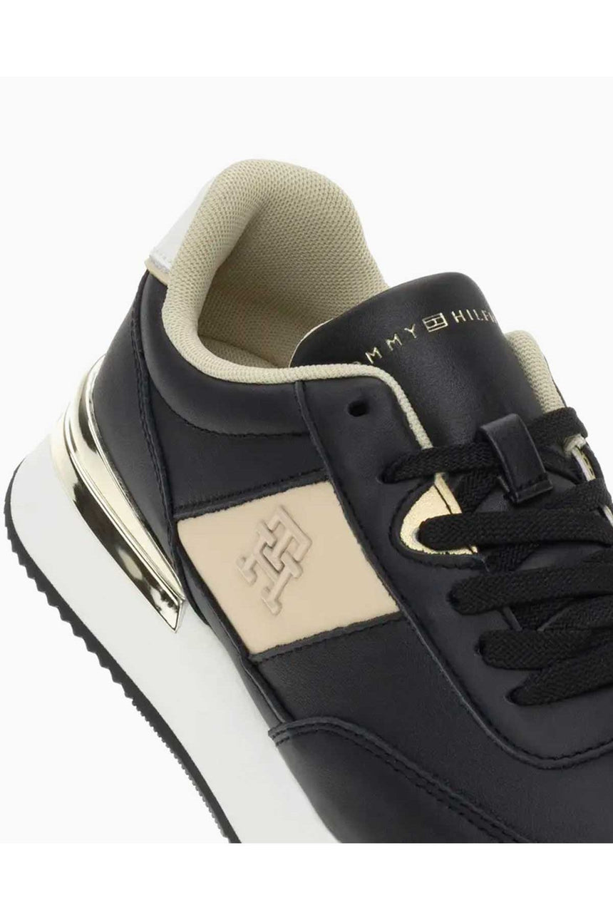 Tommy Hilfiger Elevated Feminine Runner Sneakers Black
