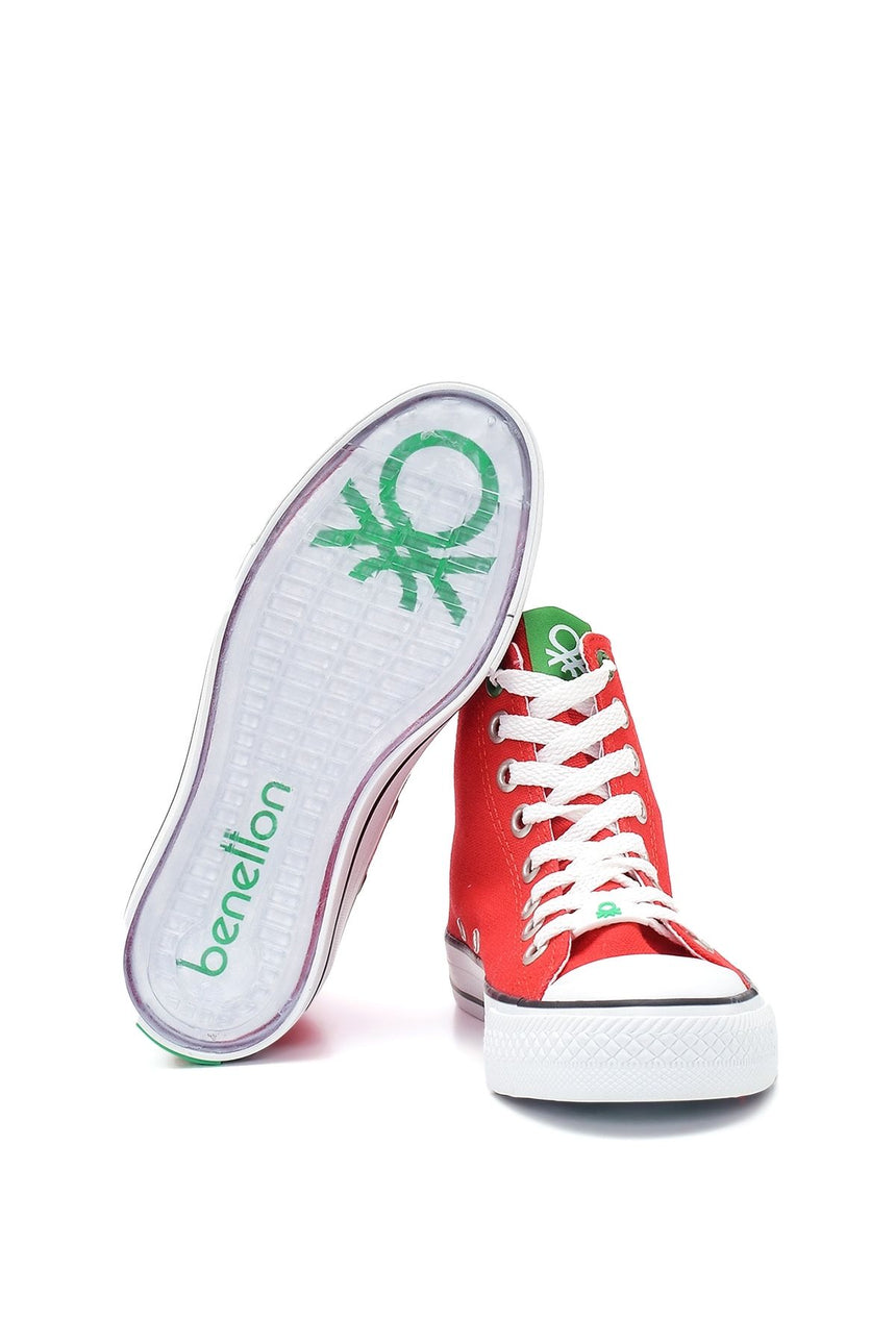 Benetton Zenne Kadın Spor Ayakkabı BN-30628 Kırmızı