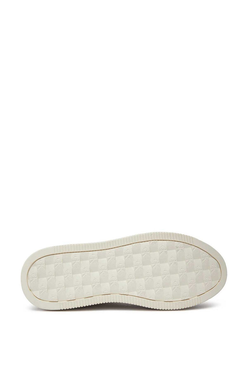 Calvin Klein Bold Flatform Low Lace Up Sneakers Beige