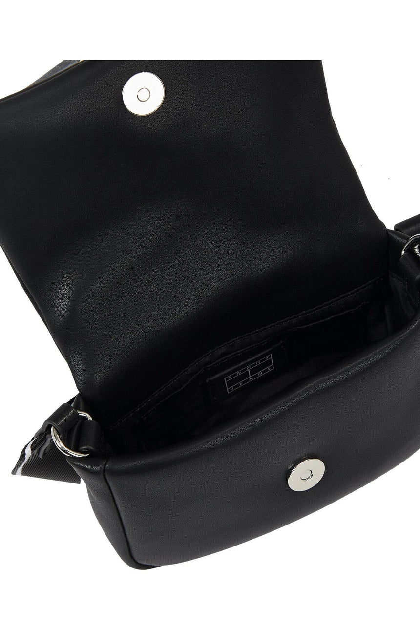 Tommy Hilfiger City Girl Small Flap Crossover Çapraz Askılı Çanta Black