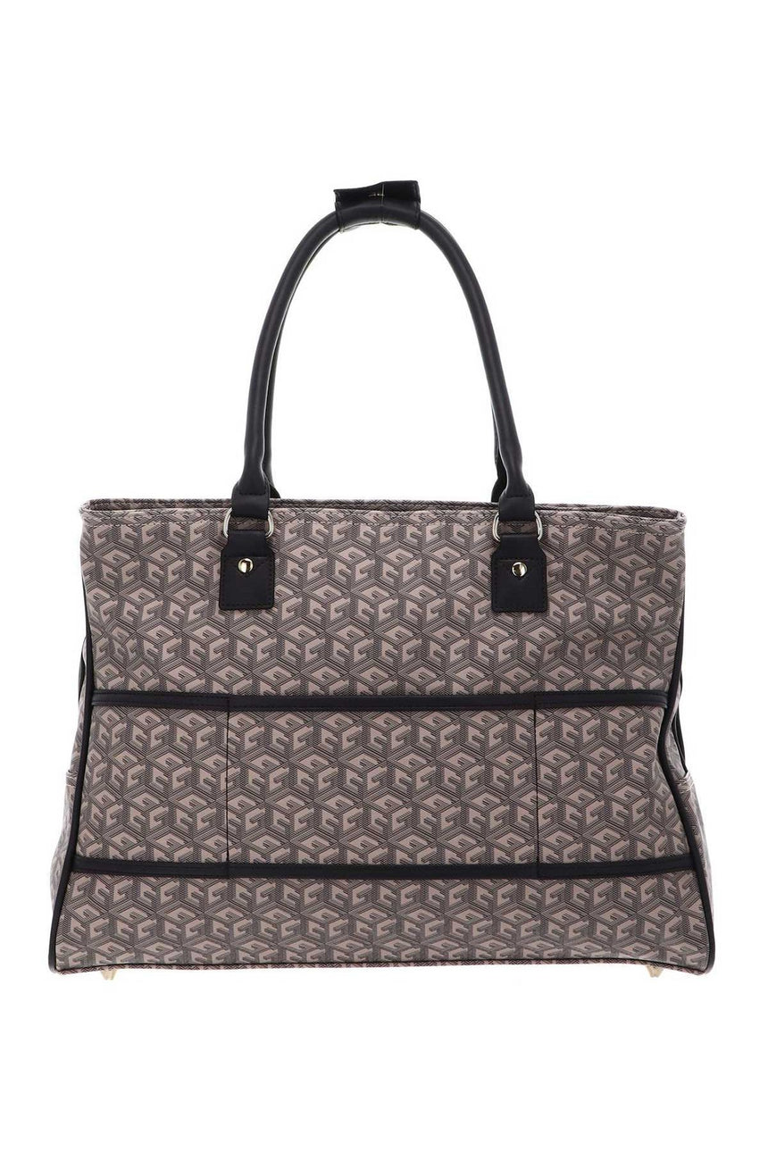 Guess Wilder Shopper Tote Seyahat Çantası Espresso Logo