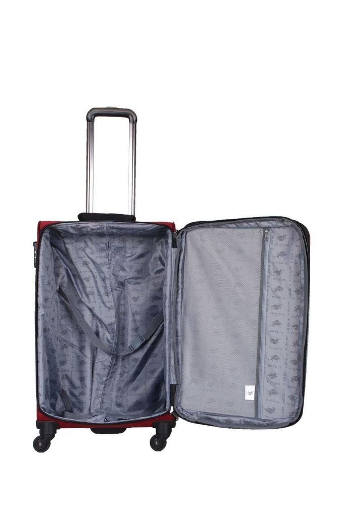 U.s Polo Assn Körüklü Orta Boy Valiz Bordo