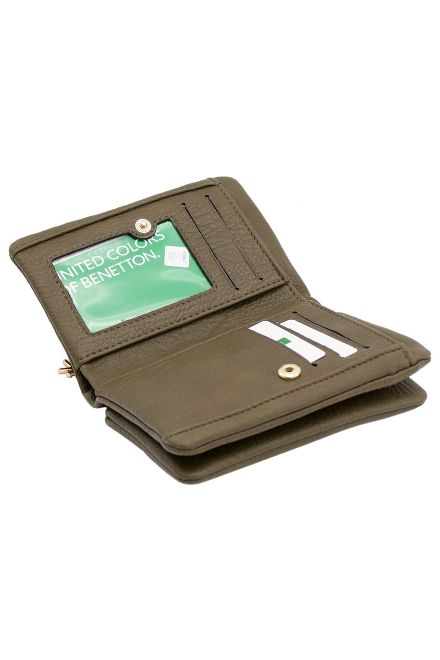 Benetton Retro Small Kadın Cüzdanı Haki