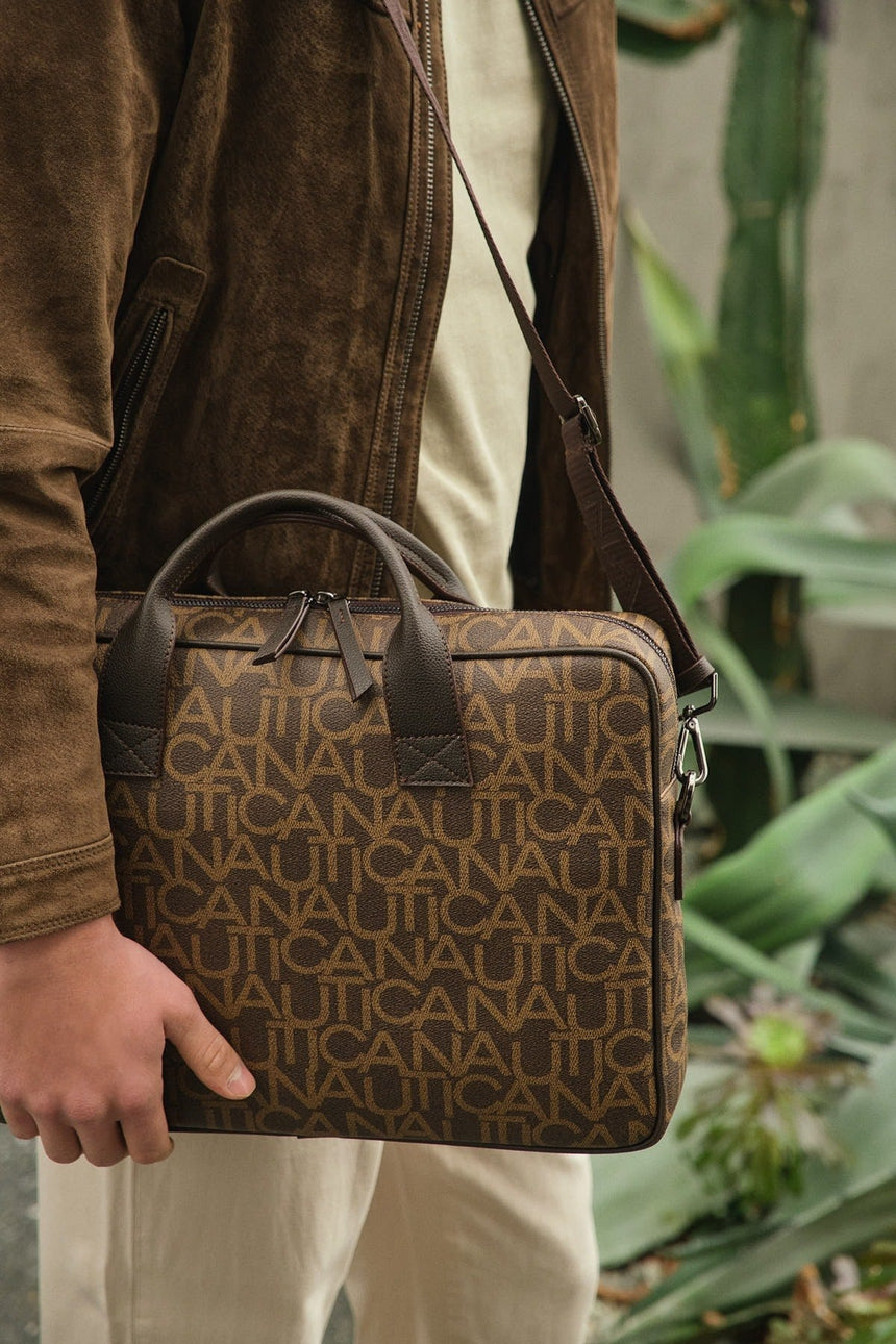 Nautica Laptop Çantası Kahve