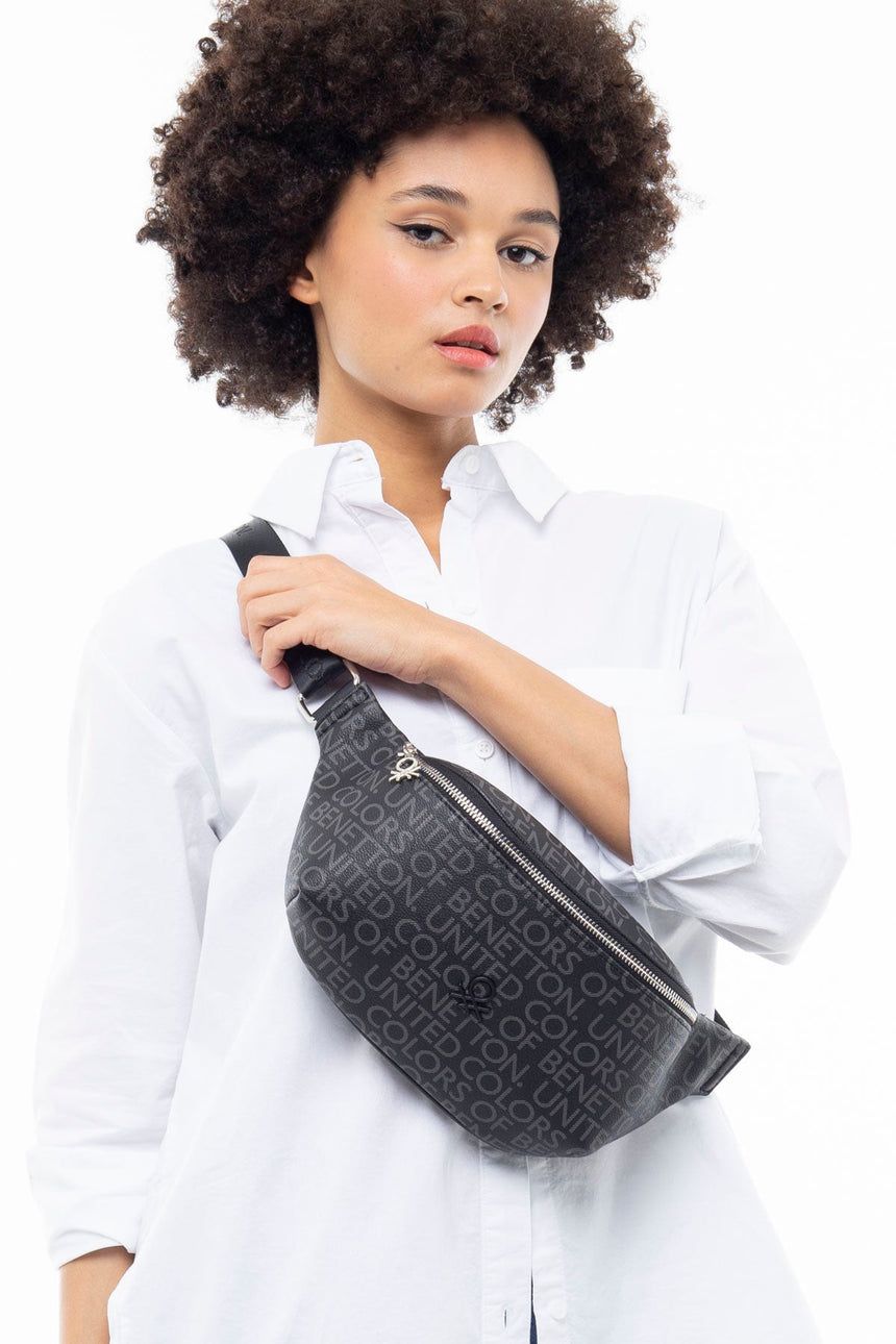 Benetton Kadın Bel Çantası Siyah