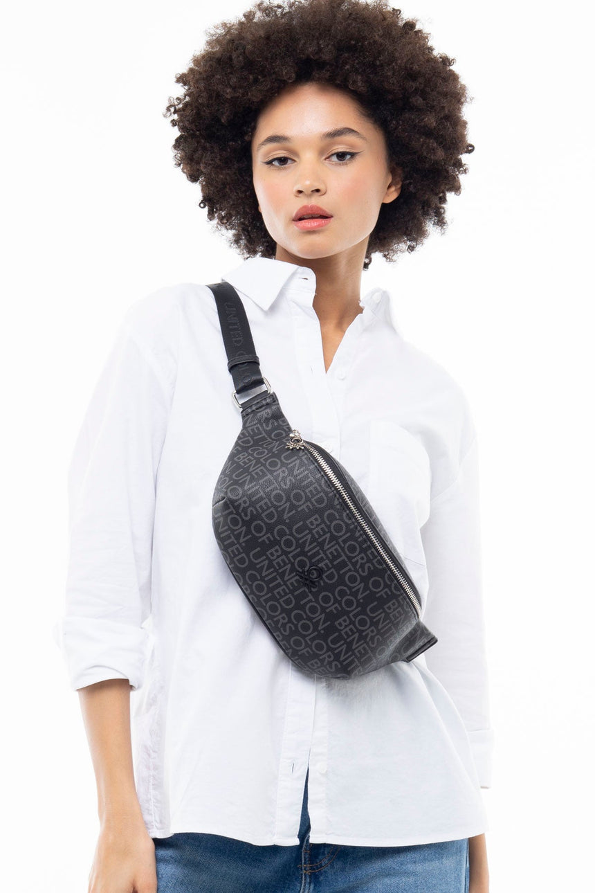 Benetton Kadın Bel Çantası Siyah