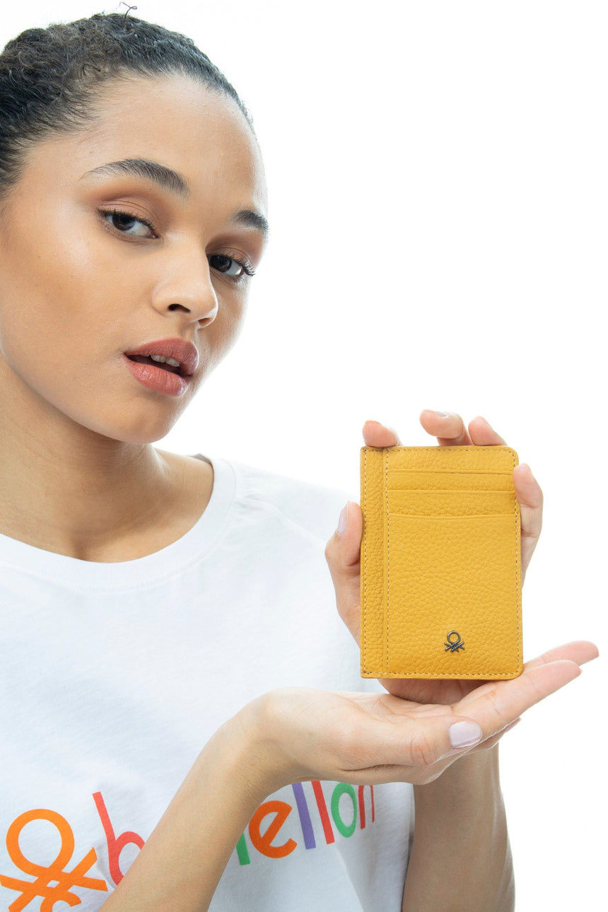 Benetton Logo Detaylı Kartlık Hardal