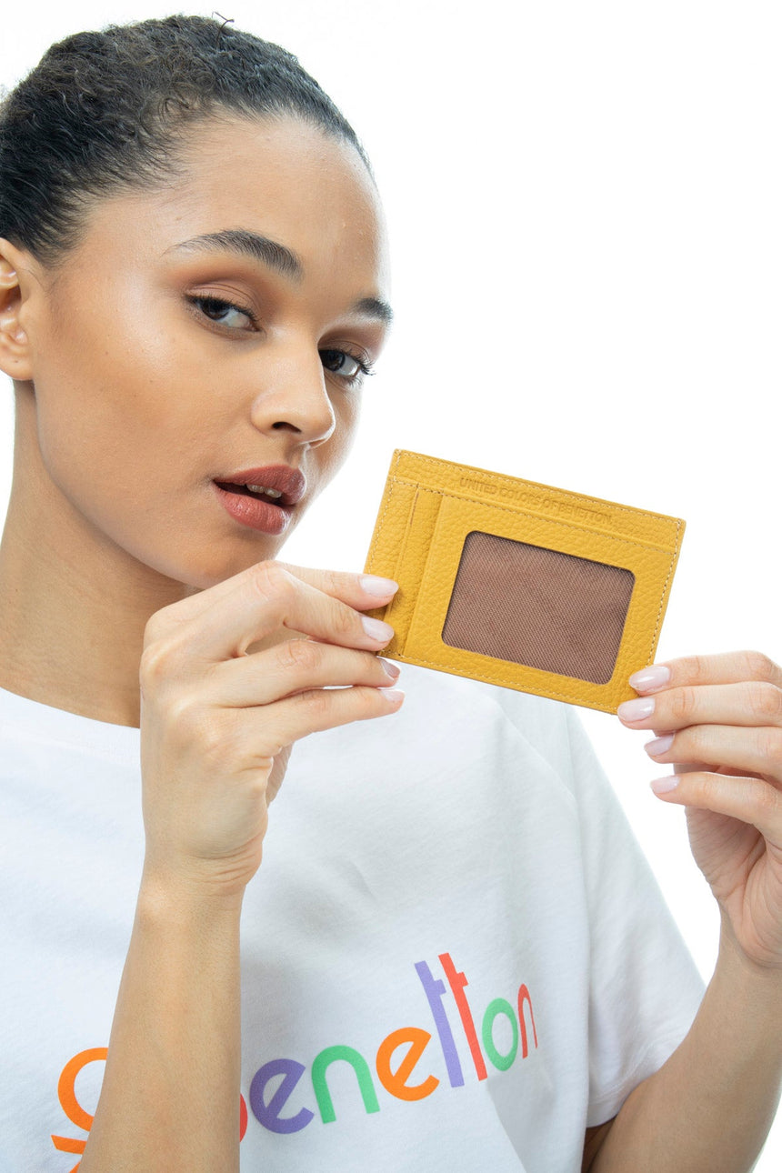 Benetton Logo Detaylı Kartlık Hardal