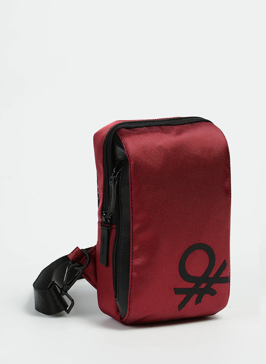 Benetton İmperteks Kumaş Bel Çantası Bordo