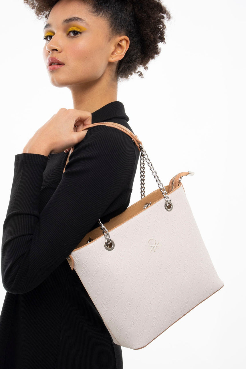 Benetton Kadın Omuz Çantası Bej - Açık Camel