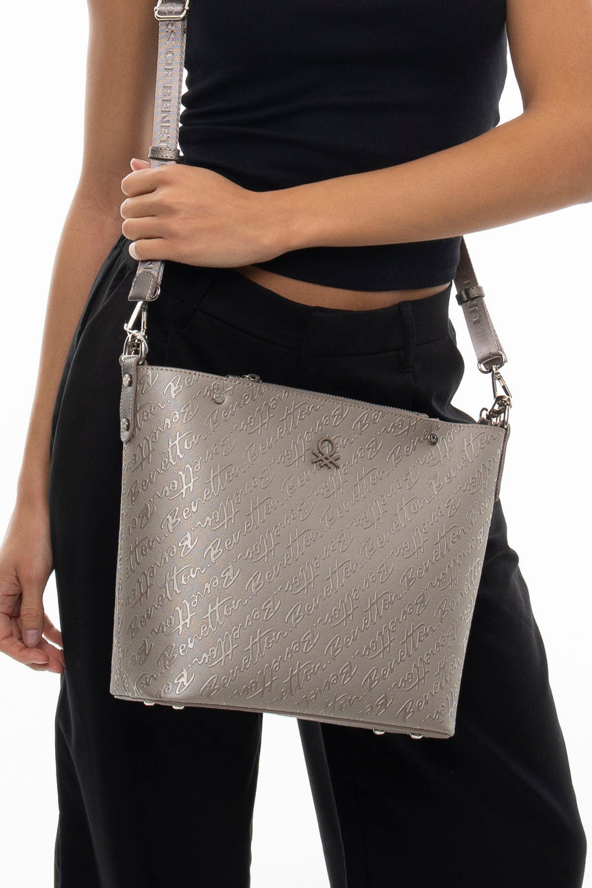 Benetton Kadın Omuz Çantası Altın