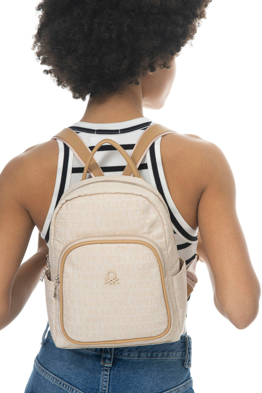 Benetton Kadın Omuz Çantası Bej - Açık Camel